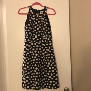 Loft dress with polka dots